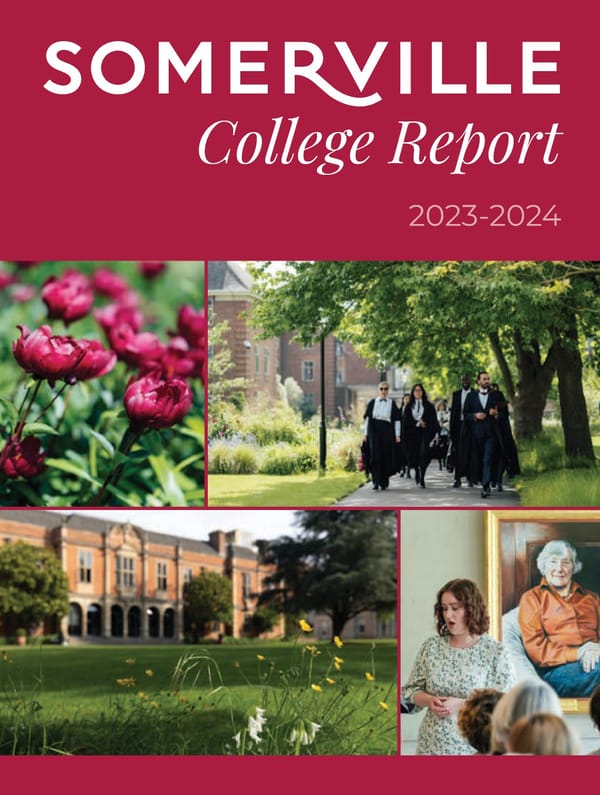 Somerville College Report | 2023-2024 - Page 1