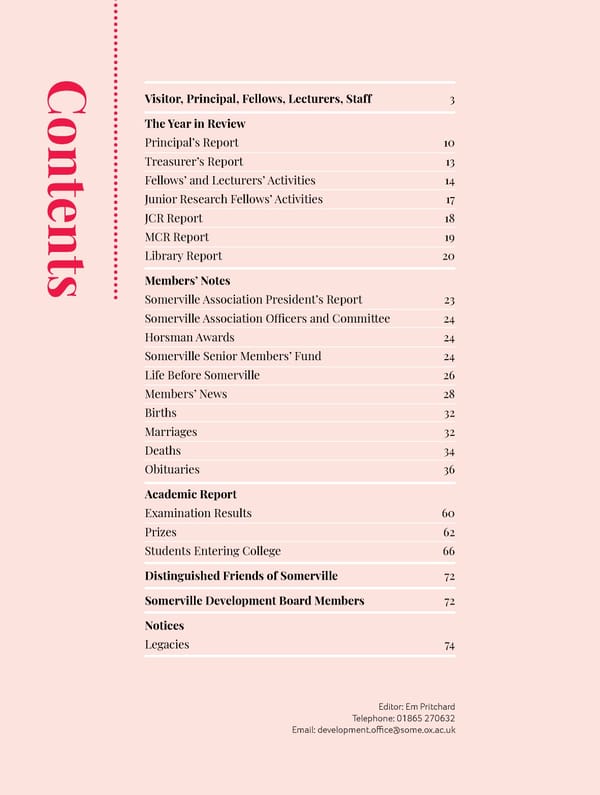 Somerville College Report | 2023-2024 - Page 4