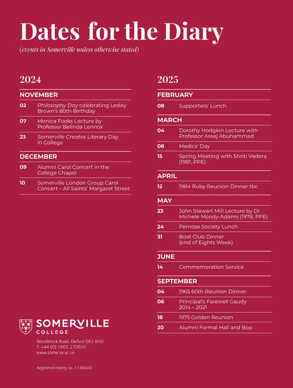 Somerville College Report | 2023-2024 - Page 76